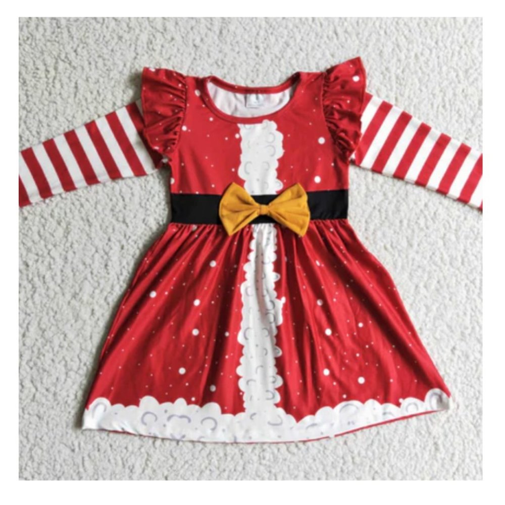Girls Santa Dress Size 7/8